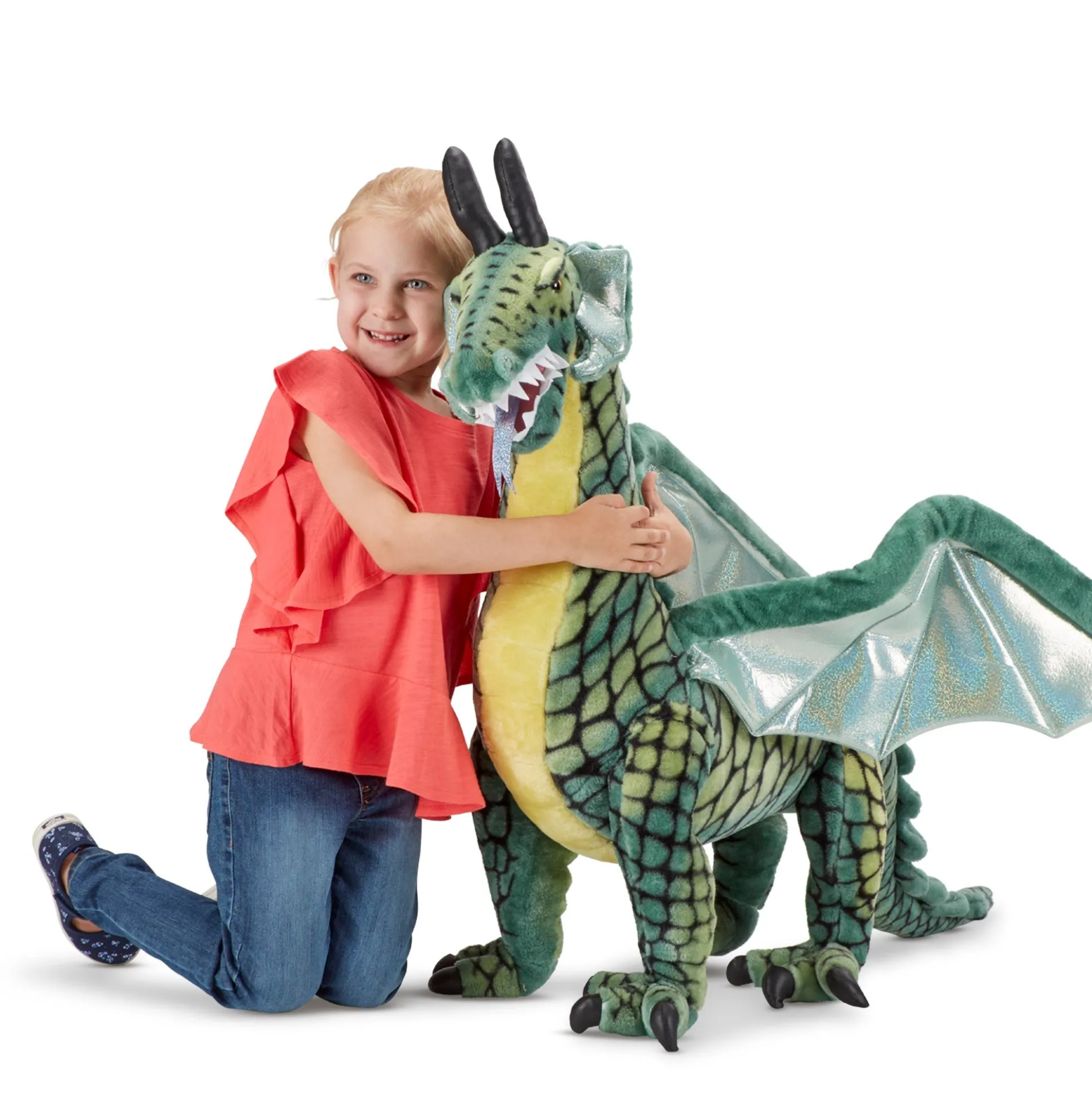 Winged Dragon Lifelike Plush Stuffed Animal