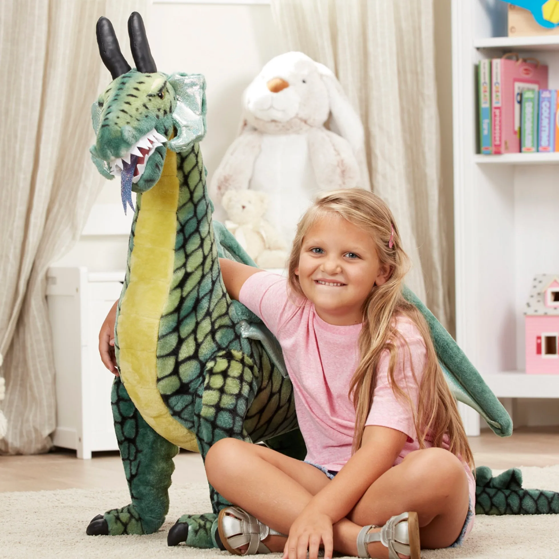 Winged Dragon Lifelike Plush Stuffed Animal