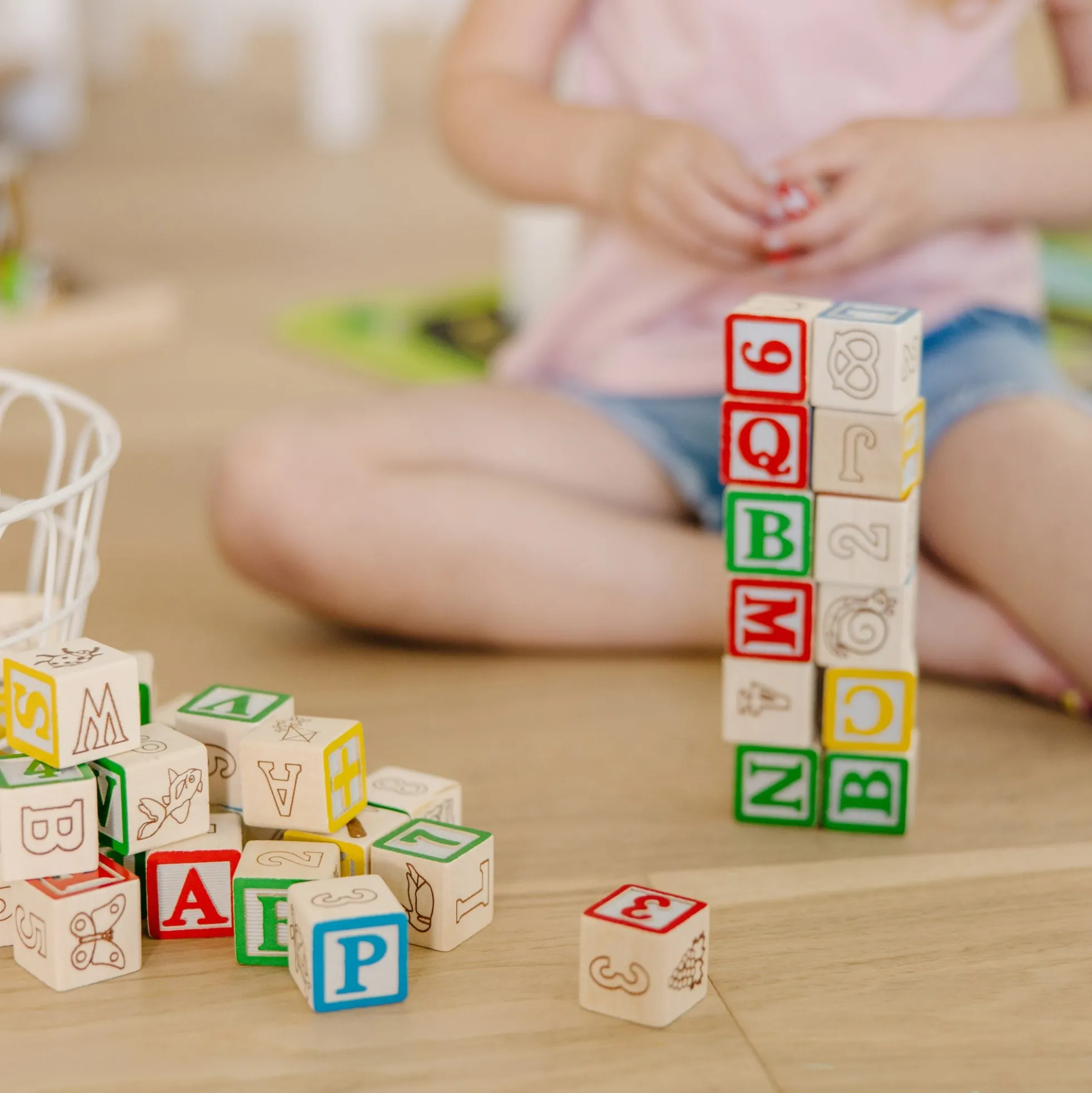 Wooden ABC/123 Blocks