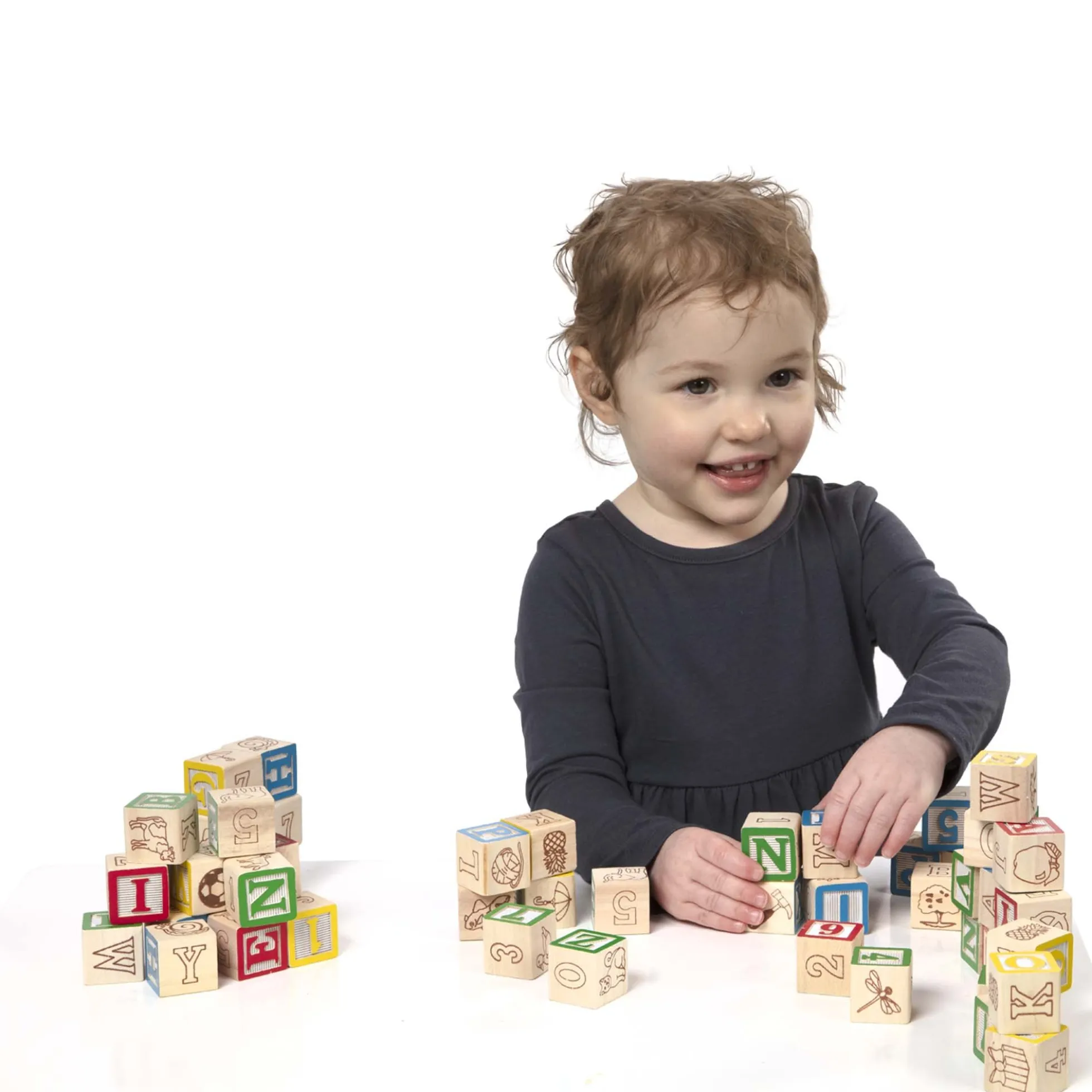 Wooden ABC/123 Blocks