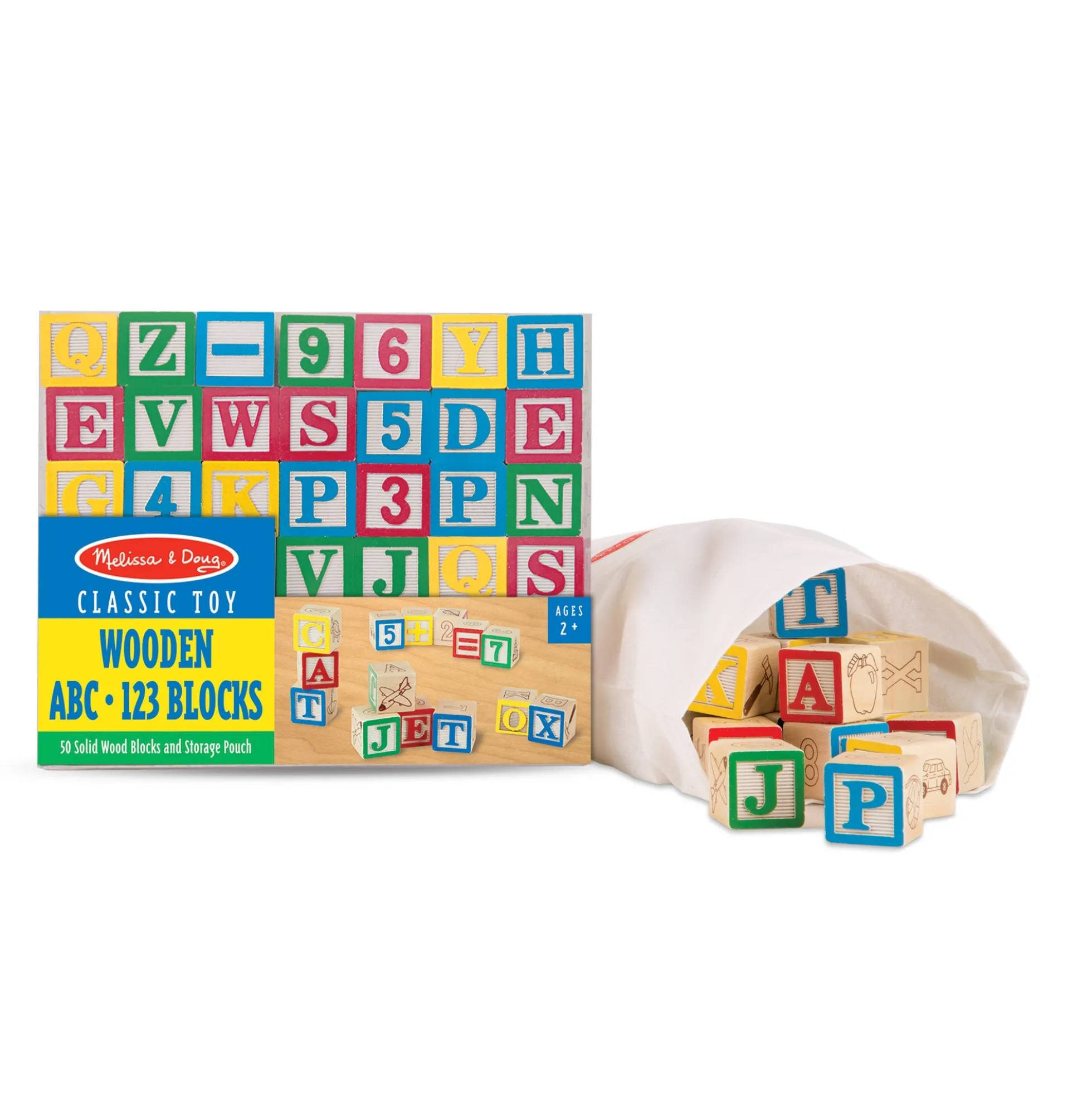 Wooden ABC/123 Blocks