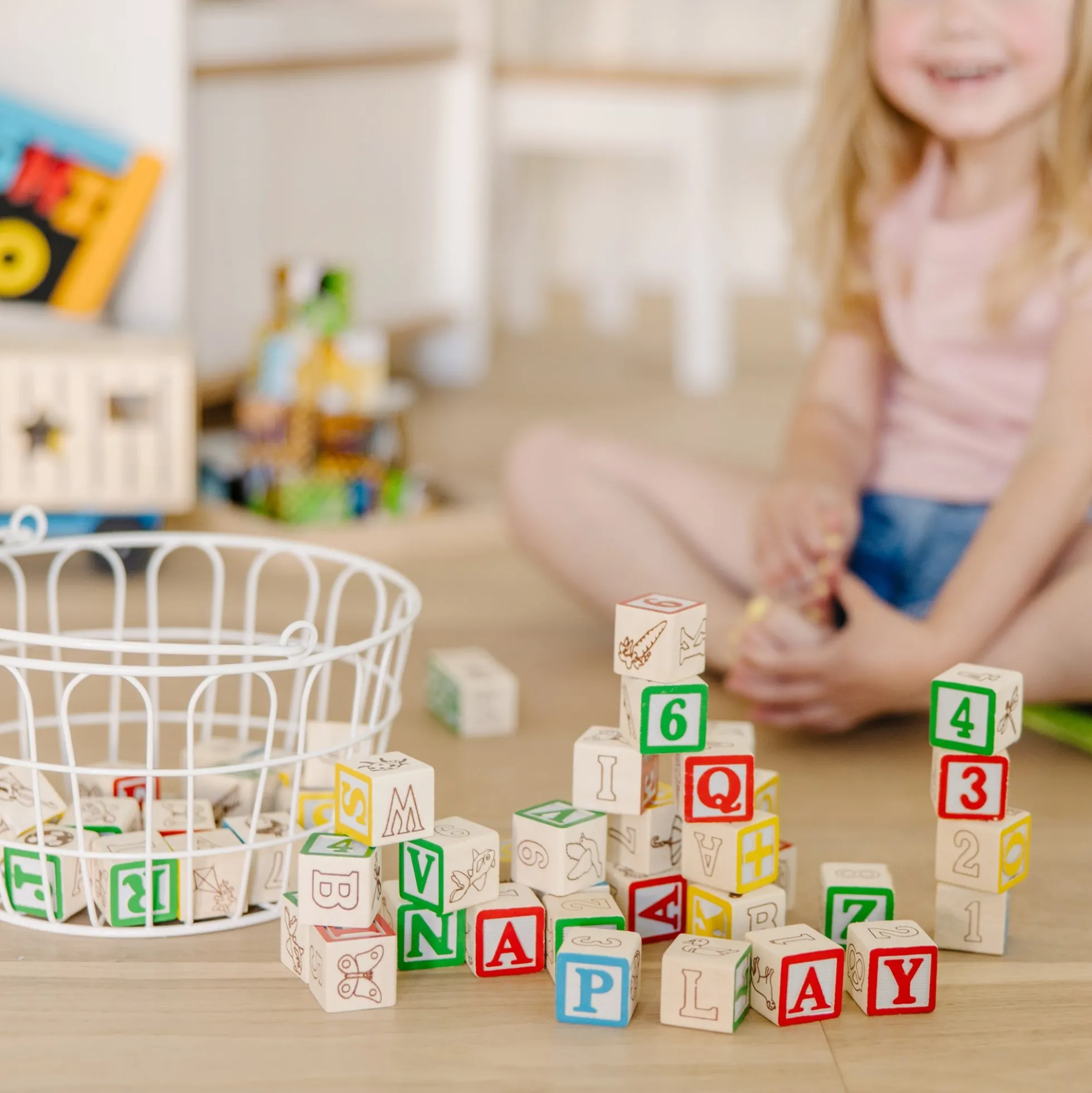 Wooden ABC/123 Blocks