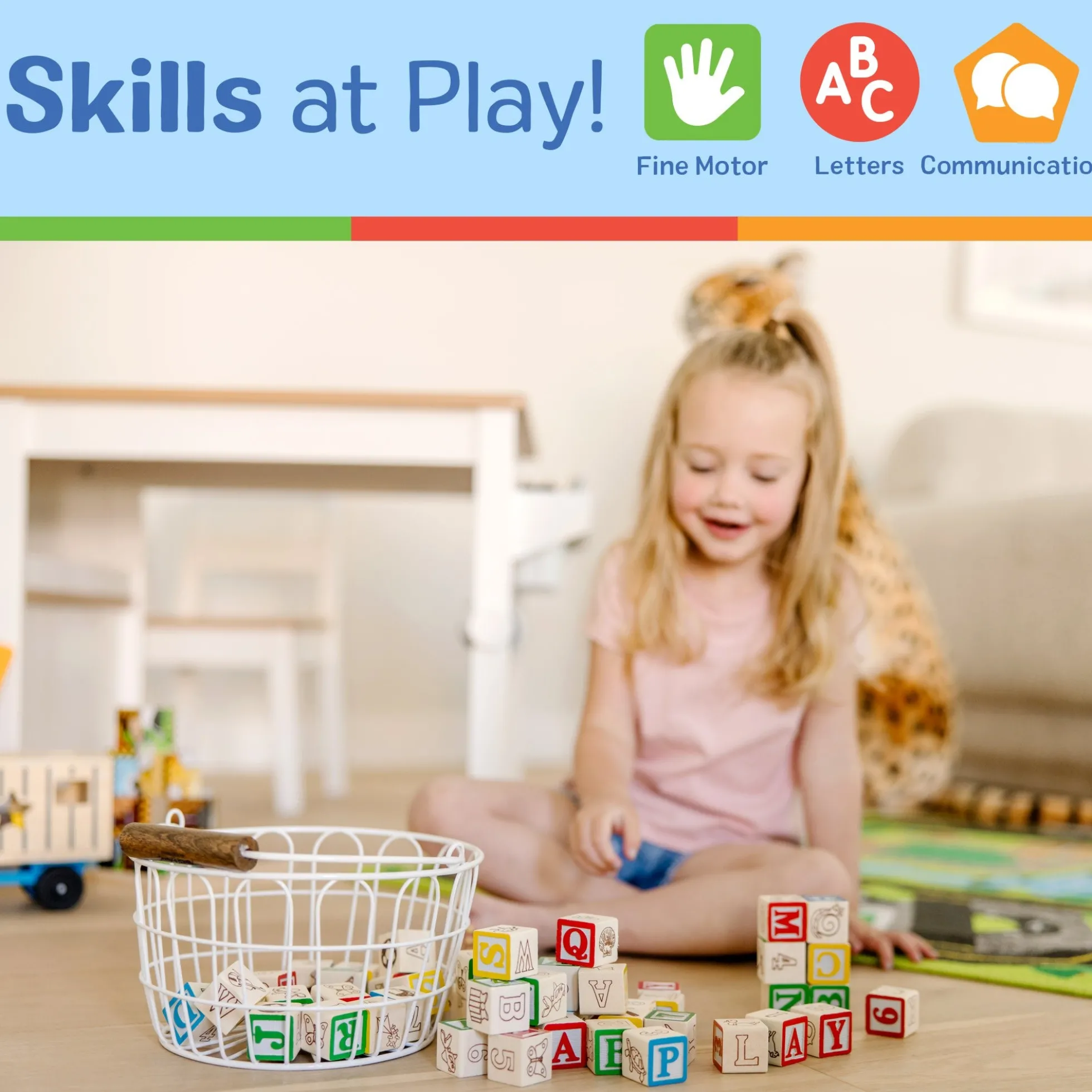 Wooden ABC/123 Blocks