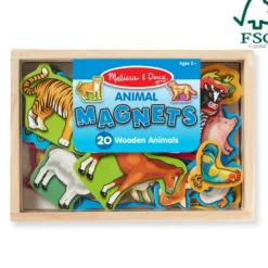Wooden Animal Magnets