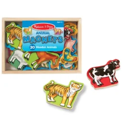 Wooden Animal Magnets