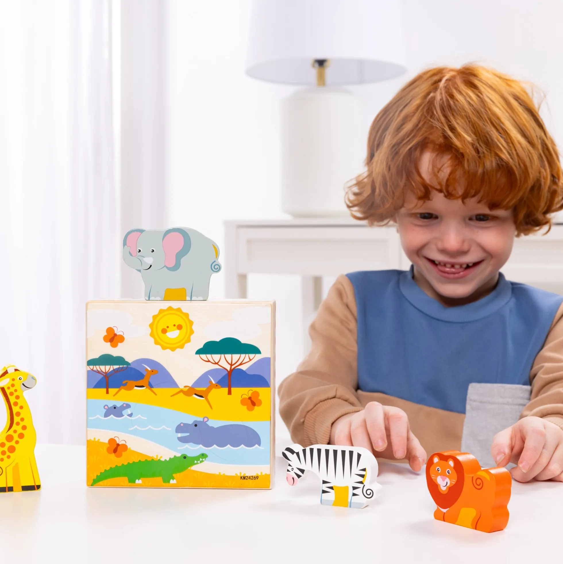 Wooden Animal Matching - Safari