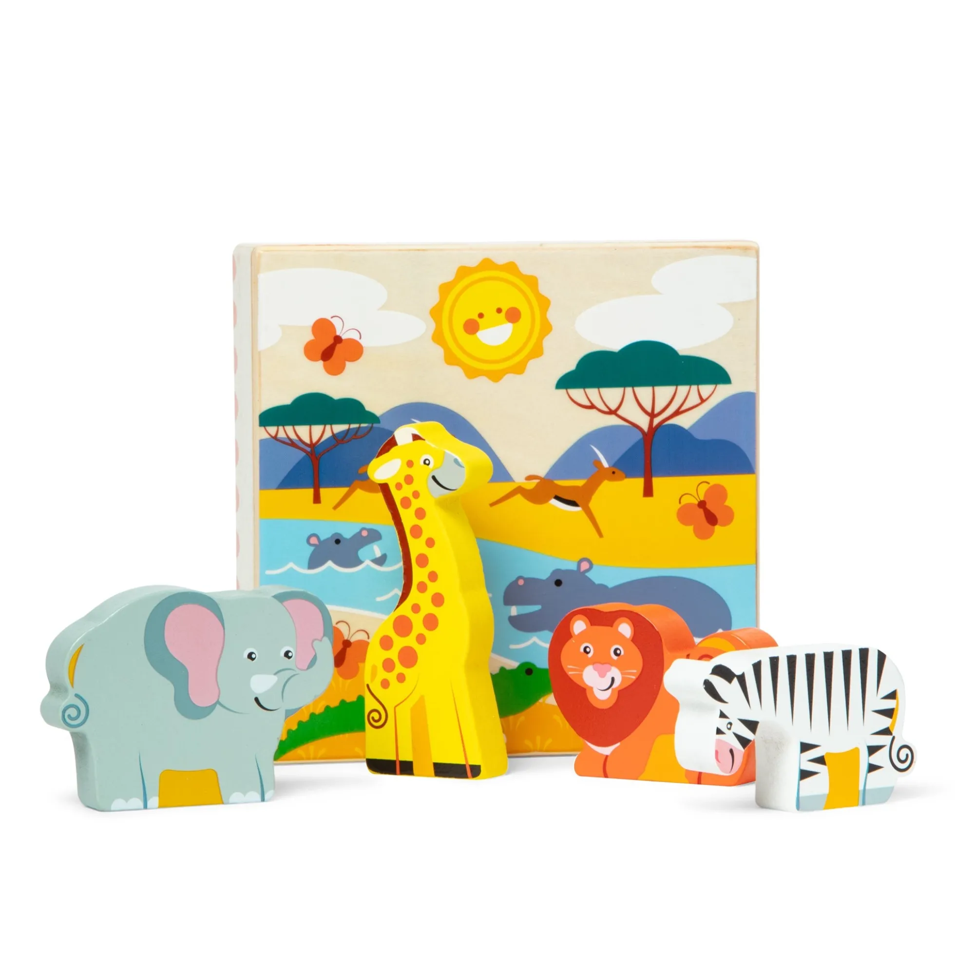 Wooden Animal Matching - Safari