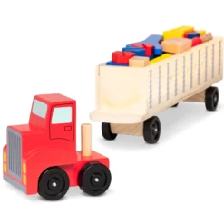 Wooden Big Rig Building Set