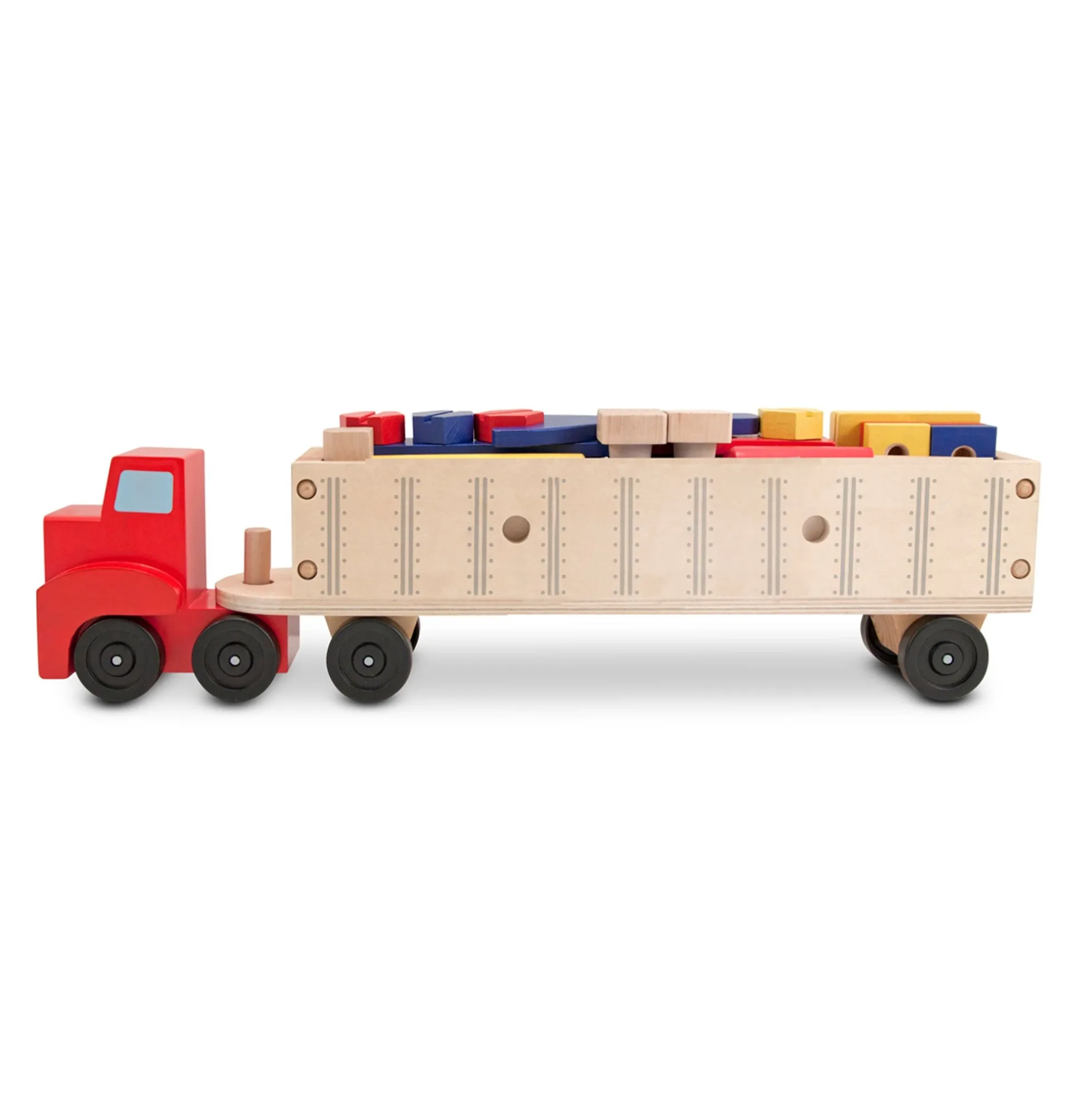 Wooden Big Rig Building Set