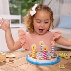 Wooden Birthday Cake Play Set