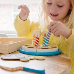 Wooden Birthday Cake Play Set