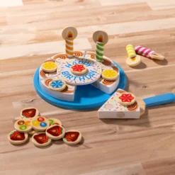 Wooden Birthday Cake Play Set