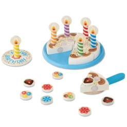 Wooden Birthday Cake Play Set