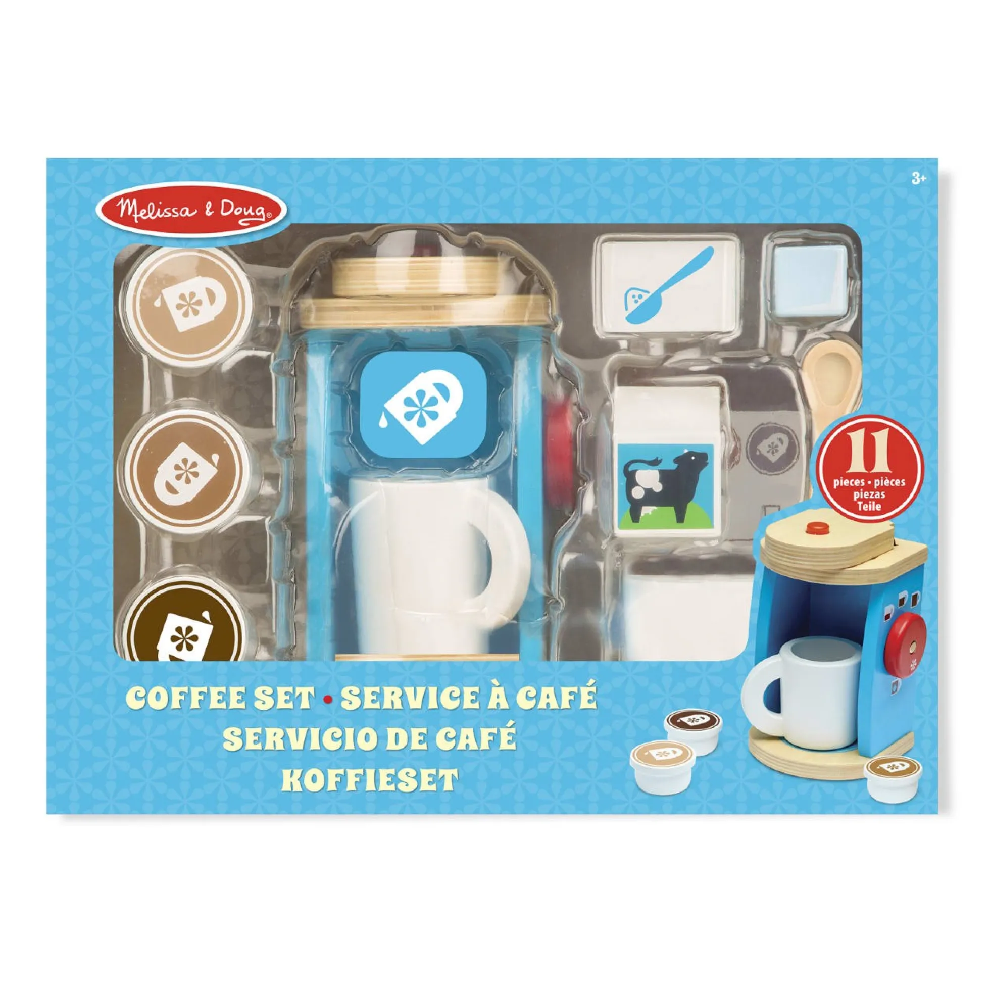 Wooden Brew & Serve Coffee Set