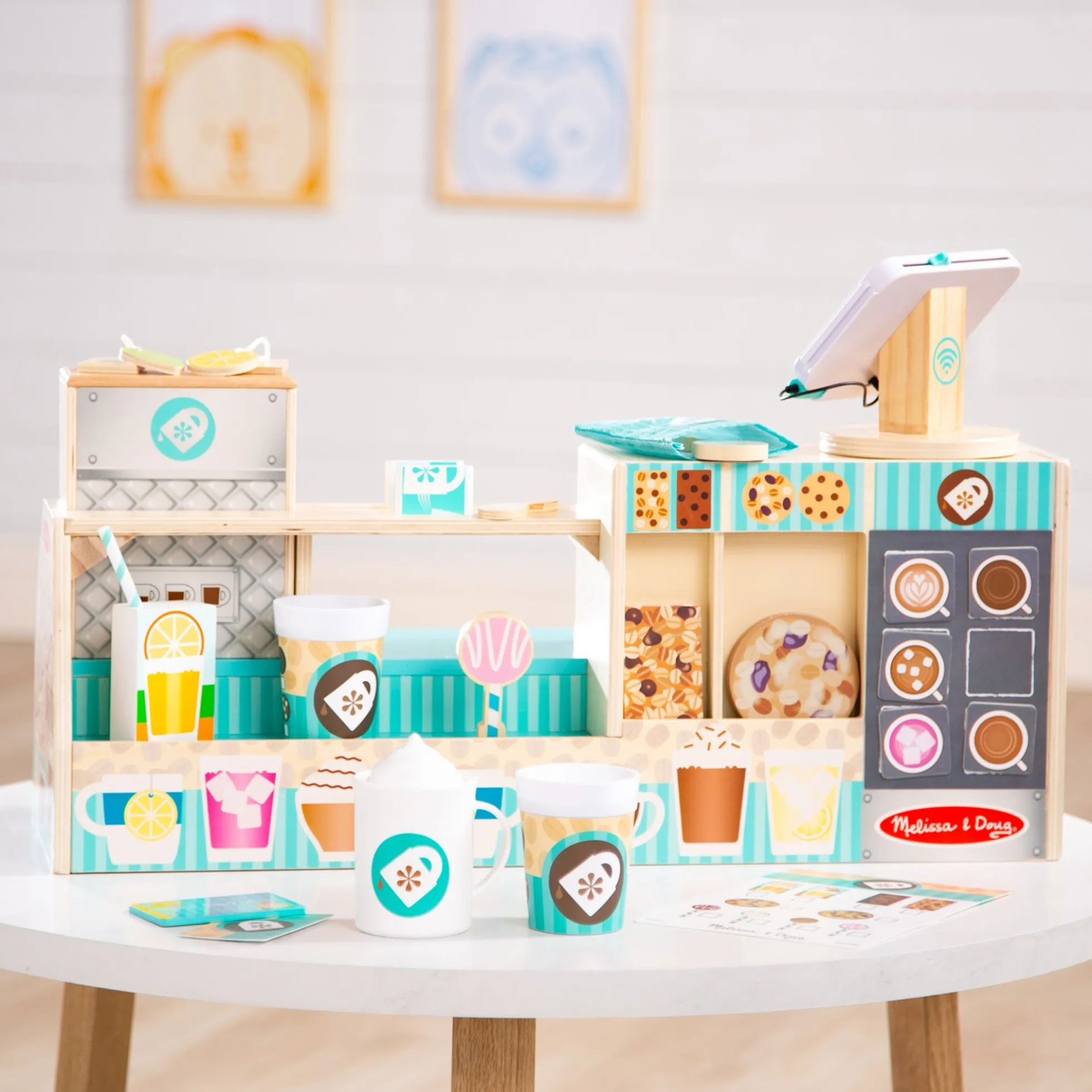 Wooden Cafe Barista Coffee Shop