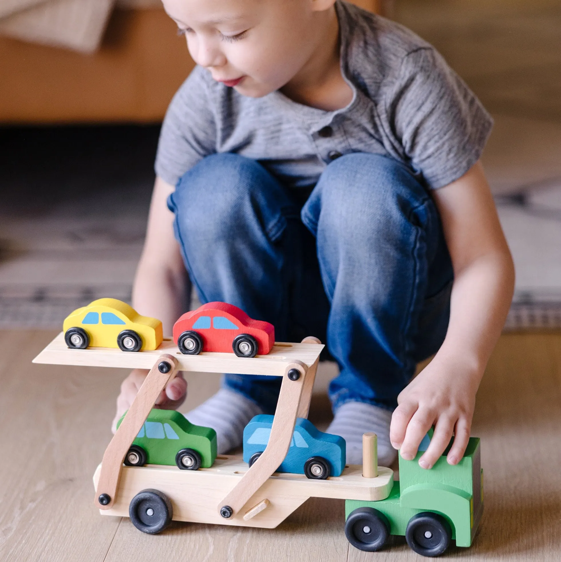 Wooden Car Carrier