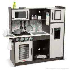 Wooden Chef's Kitchen - Charcoal