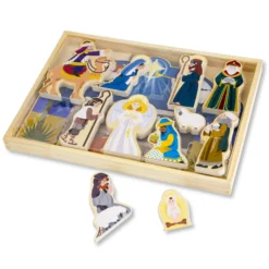 Wooden Christmas Nativity Set
