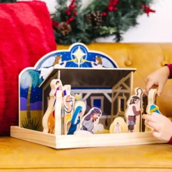 Wooden Christmas Nativity Set