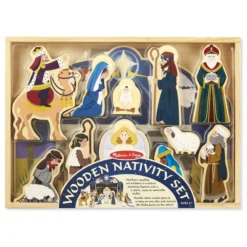 Wooden Christmas Nativity Set