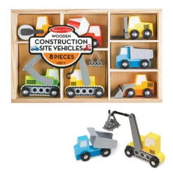 Wooden Construction Site Vehicles