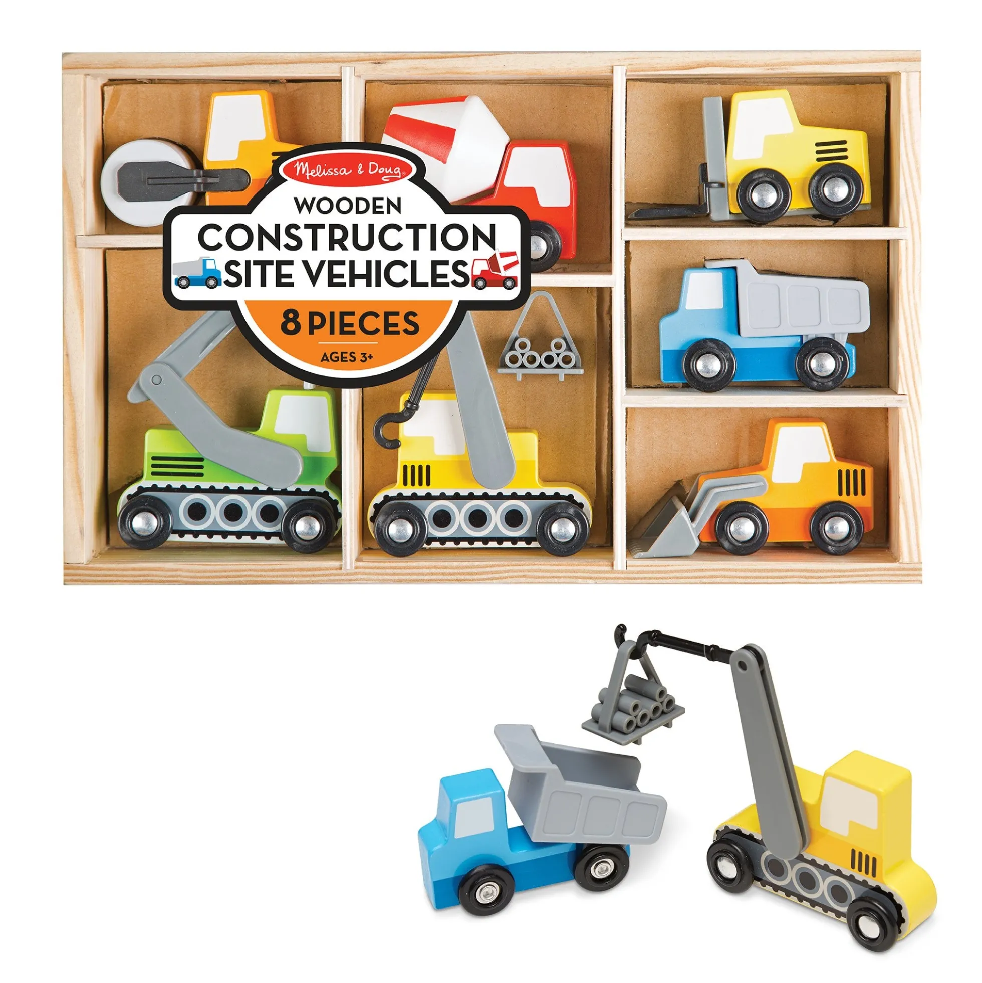 Wooden Construction Site Vehicles
