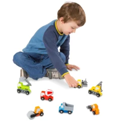 Wooden Construction Site Vehicles
