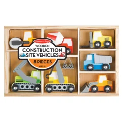 Wooden Construction Site Vehicles