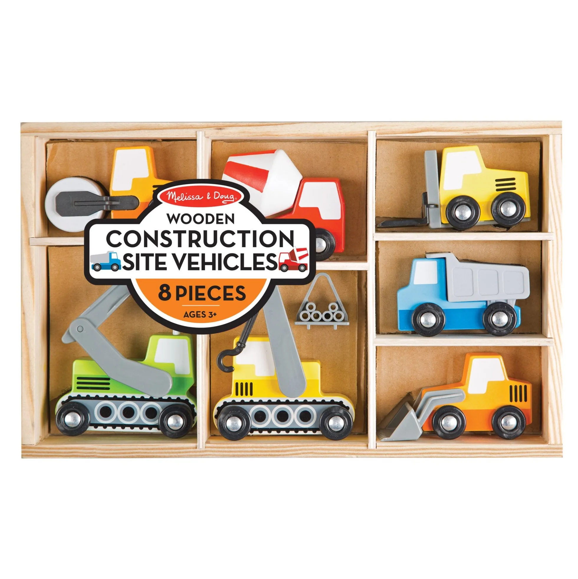 Wooden Construction Site Vehicles