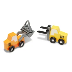 Wooden Construction Site Vehicles
