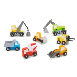 Wooden Construction Site Vehicles