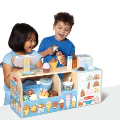 Wooden Cool Scoops Ice Creamery