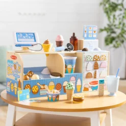 Wooden Cool Scoops Ice Creamery