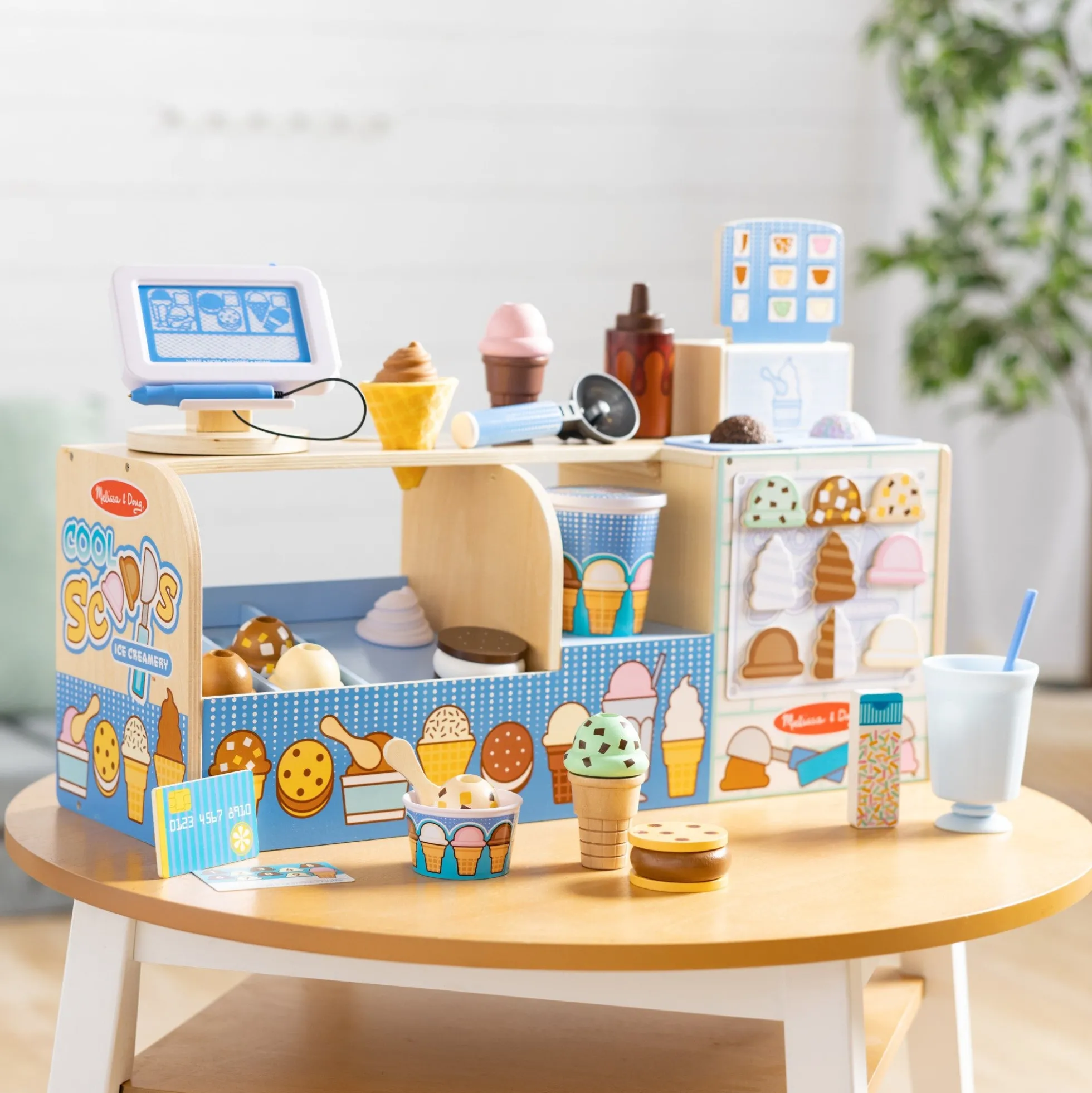 Wooden Cool Scoops Ice Creamery