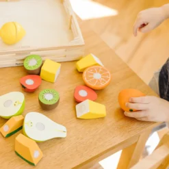 Wooden Cutting Fruit Play Food