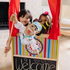Wooden Deluxe Puppet Theater