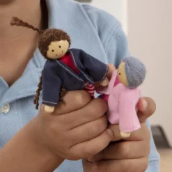 Wooden Doll Family