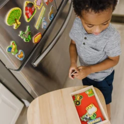 Wooden Farm Magnets