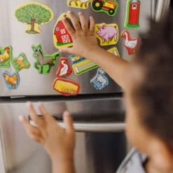 Wooden Farm Magnets