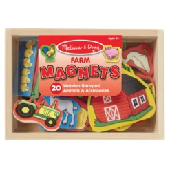 Wooden Farm Magnets