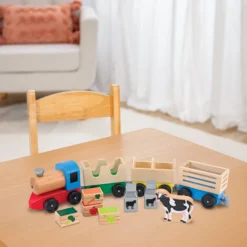 Wooden Farm Train