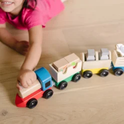 Wooden Farm Train