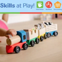 Wooden Farm Train
