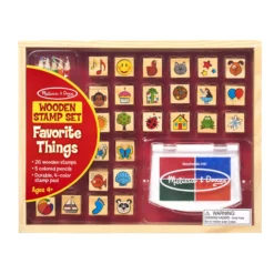 Wooden Favorite Things Stamp Set