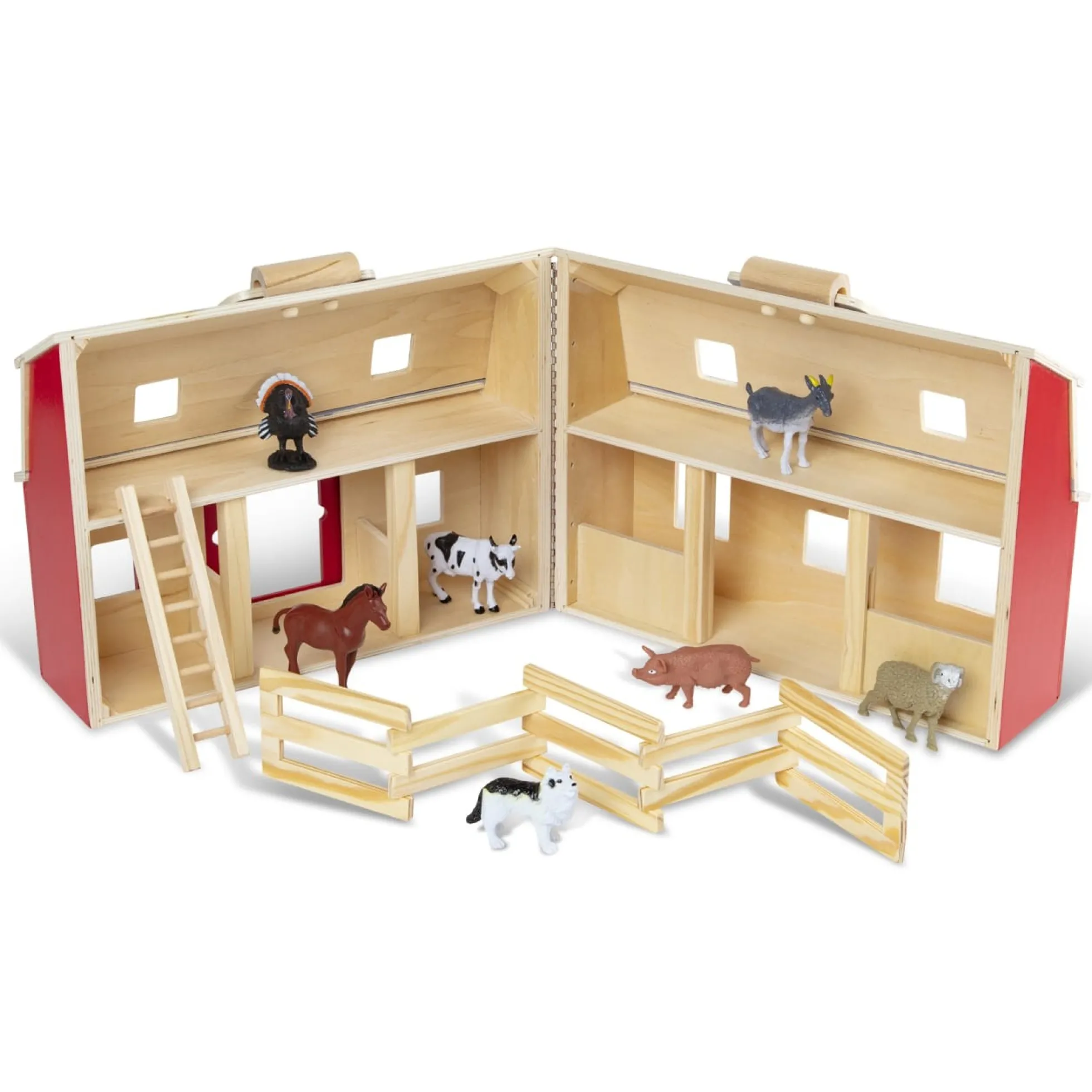 Wooden Fold & Go Barn