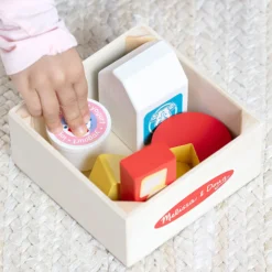 Wooden Food Groups Play Set – Dairy