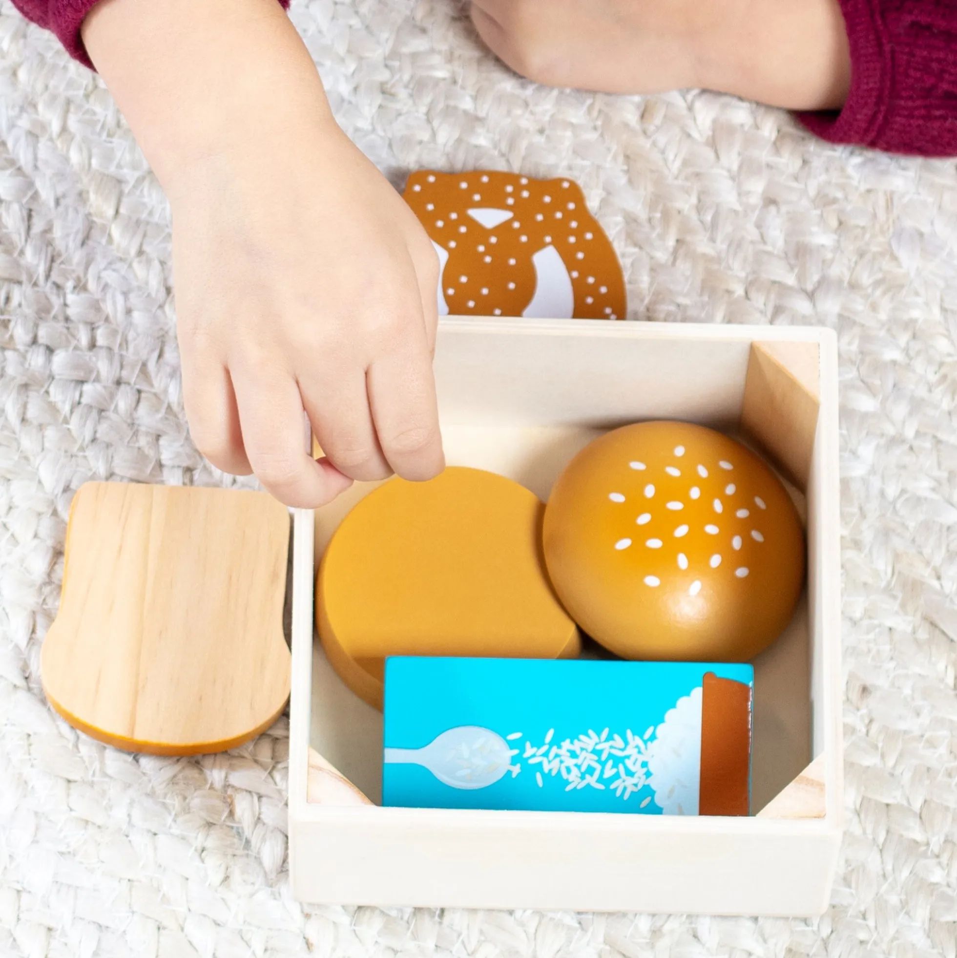 Wooden Food Groups Play Set – Grains