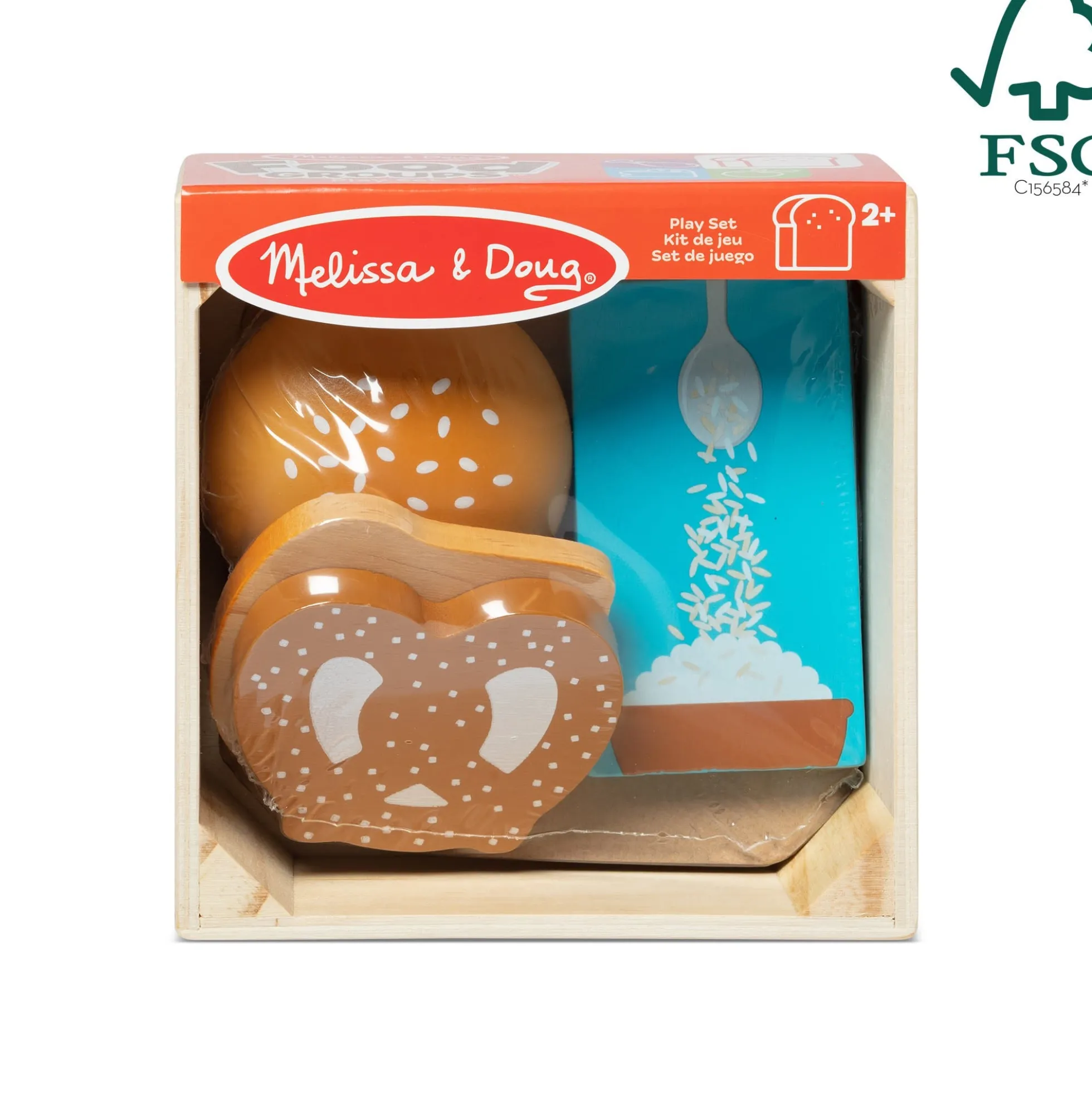 Wooden Food Groups Play Set – Grains