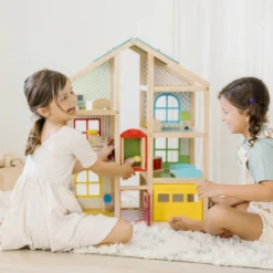 Wooden Hi-Rise Dollhouse