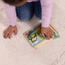 Wooden Jigsaw Puzzles in a Box - Construction